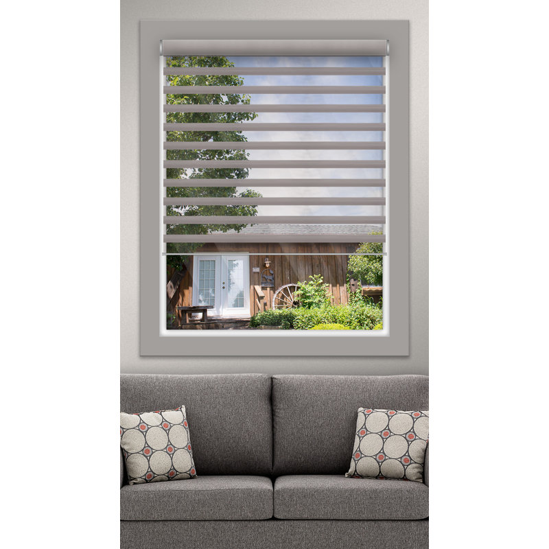 Symple Stuff Motorized Horizontal Sheer Roller Shade Wayfair.ca